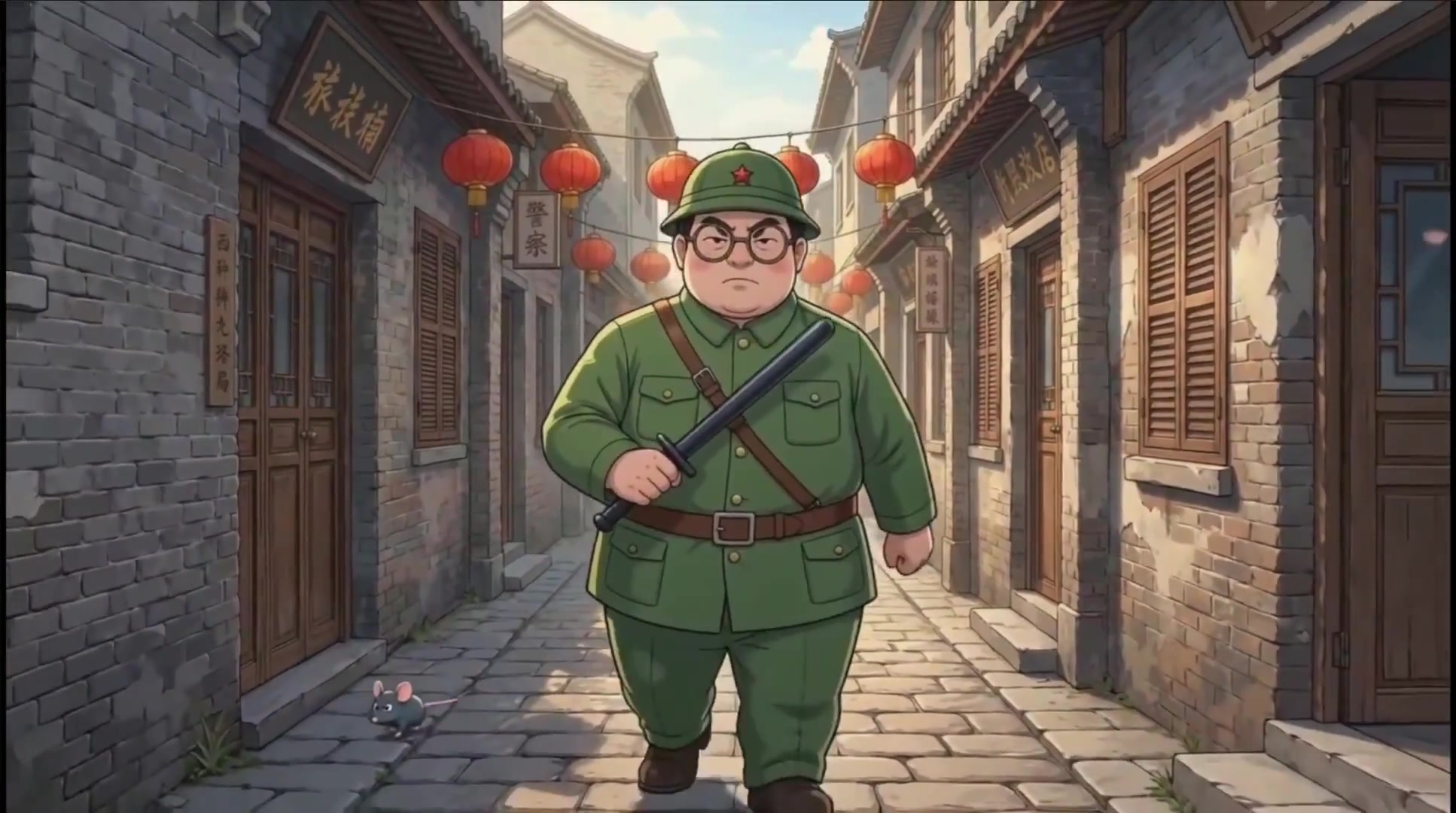 中国军官的动漫视频