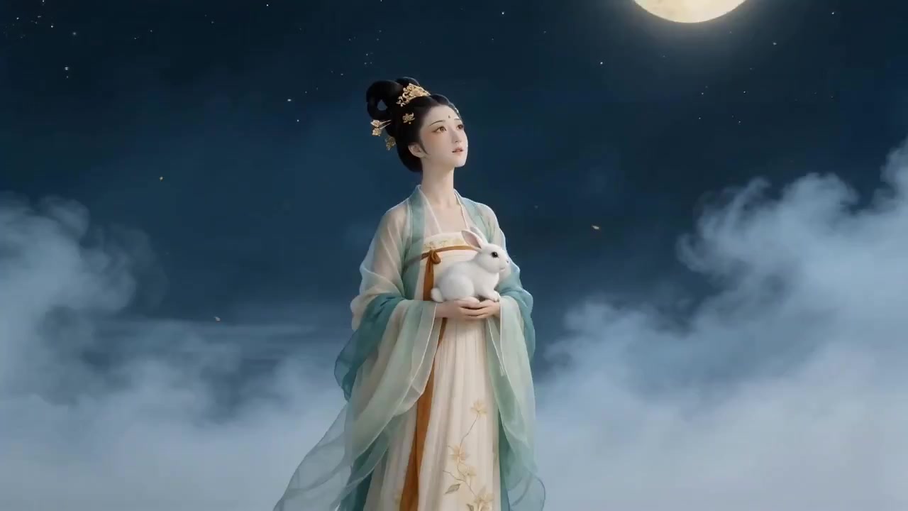 嫦娥奔月电影化提示词（三个版本）